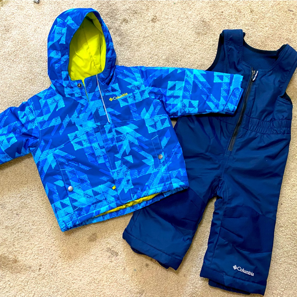 Infant Columbia Ski Jacket & Bibs 12-18 month